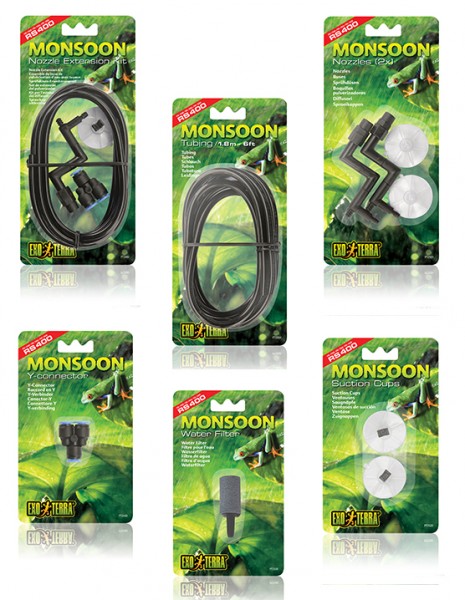 Ersatzteile für Exoterra Monsoon Beregnungsanlage