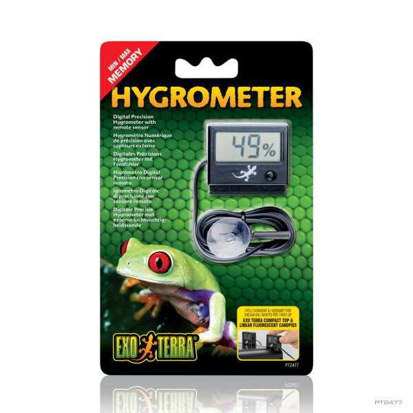 Exoterra Hygrometer digital mit Messfühler