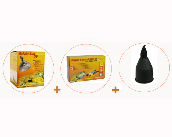 Lucky Reptile Bright Sun Komplettsets Reflektor inkl. Fassung