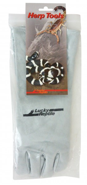 Lucky Reptile Schutzhandschuh grau